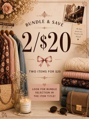 NFS - BUNDLES! Look for 4/$20, 3/$18, 2/$20 - DO NOT PURCHASE THIS LISTING